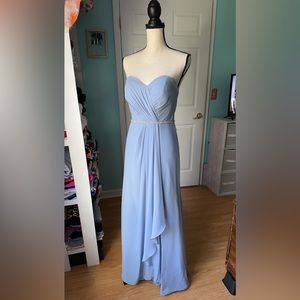 Dusty blue bridesmaid dress size 6